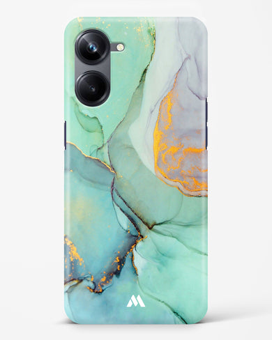 Green Shale Marble Hard Case Phone Cover (Realme)