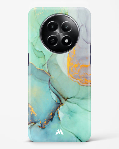 Green Shale Marble Hard Case Phone Cover (Realme)