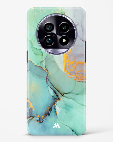 Green Shale Marble Hard Case Phone Cover (Realme)