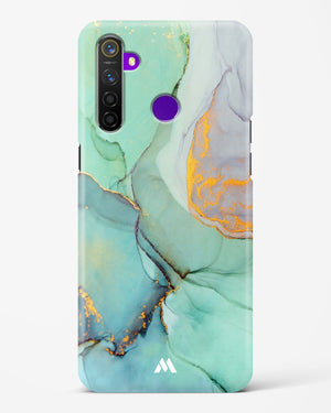 Green Shale Marble Hard Case Phone Cover (Realme)