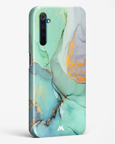 Green Shale Marble Hard Case Phone Cover (Realme)