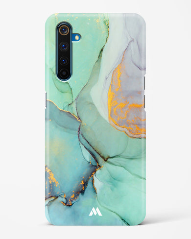 Green Shale Marble Hard Case Phone Cover (Realme)