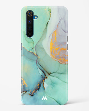 Green Shale Marble Hard Case Phone Cover-(Realme)