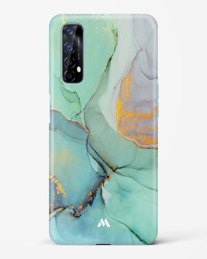 Green Shale Marble Hard Case Phone Cover-(Realme)