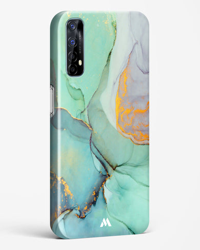 Green Shale Marble Hard Case Phone Cover (Realme)