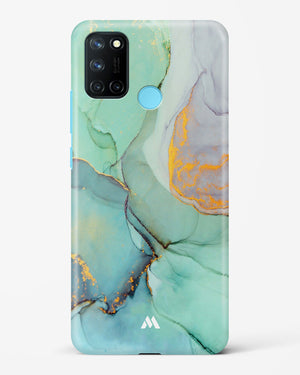 Green Shale Marble Hard Case Phone Cover (Realme)