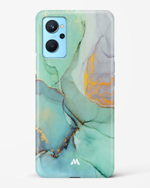 Green Shale Marble Hard Case Phone Cover-(Realme)