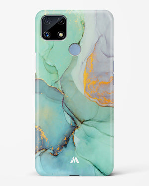 Green Shale Marble Hard Case Phone Cover-(Realme)