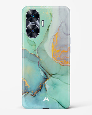 Green Shale Marble Hard Case Phone Cover (Realme)