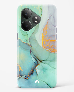 Green Shale Marble Hard Case Phone Cover (Realme)