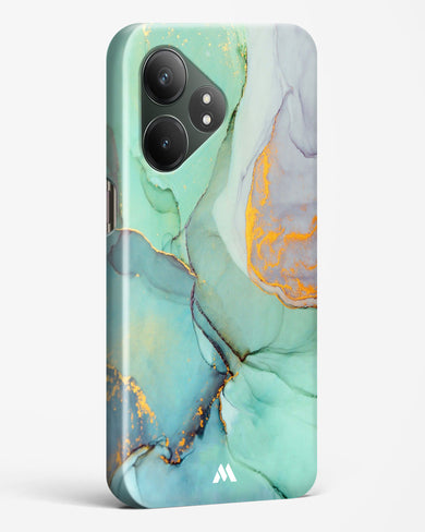 Green Shale Marble Hard Case Phone Cover (Realme)