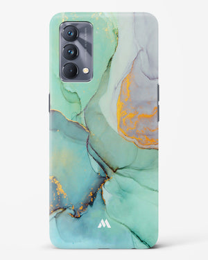 Green Shale Marble Hard Case Phone Cover-(Realme)