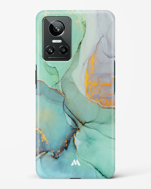 Green Shale Marble Hard Case Phone Cover-(Realme)