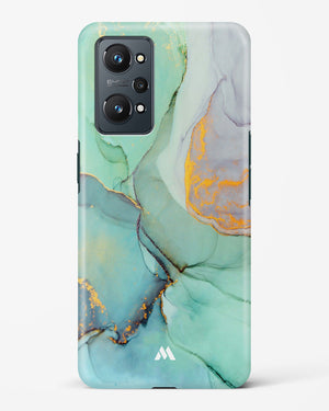 Green Shale Marble Hard Case Phone Cover (Realme)