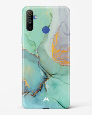 Green Shale Marble Hard Case Phone Cover-(Realme)