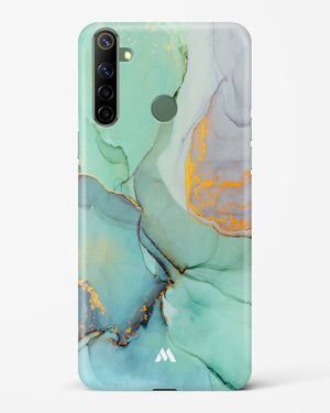 Green Shale Marble Hard Case Phone Cover-(Realme)