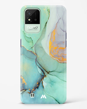 Green Shale Marble Hard Case Phone Cover (Realme)