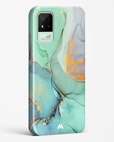 Green Shale Marble Hard Case Phone Cover (Realme)
