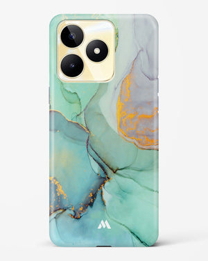 Green Shale Marble Hard Case Phone Cover (Realme)