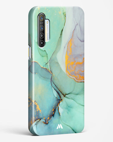 Green Shale Marble Hard Case Phone Cover (Realme)