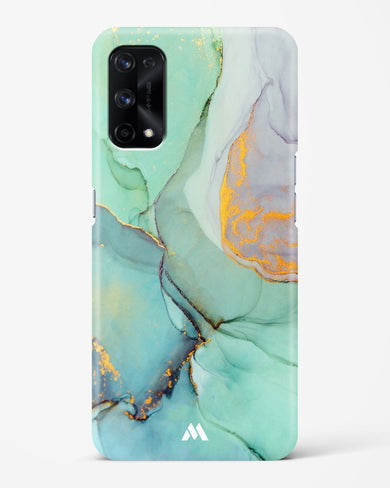 Green Shale Marble Hard Case Phone Cover-(Realme)