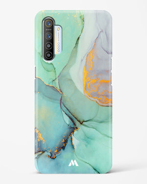 Green Shale Marble Hard Case Phone Cover-(Realme)