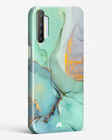 Green Shale Marble Hard Case Phone Cover (Realme)