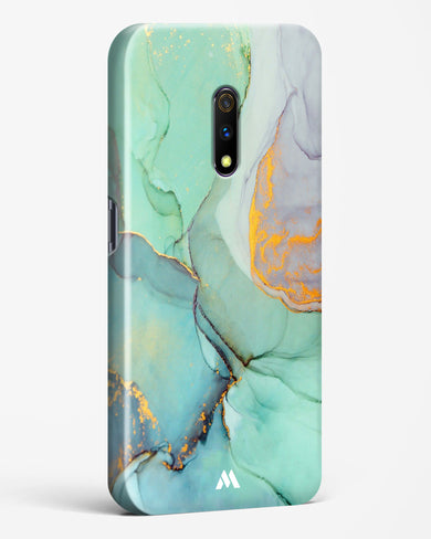 Green Shale Marble Hard Case Phone Cover (Realme)