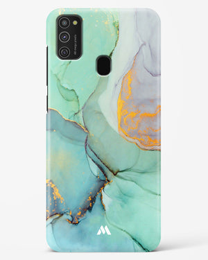 Green Shale Marble Hard Case Phone Cover-(Samsung)