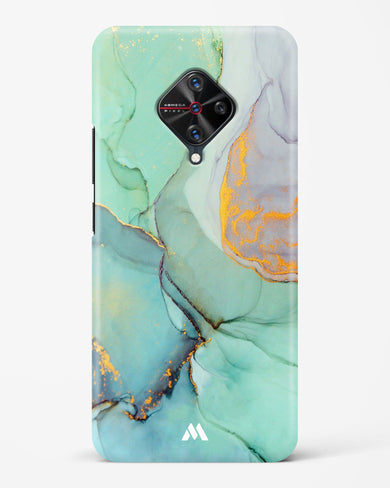 Green Shale Marble Hard Case Phone Cover-(Vivo)