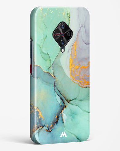 Green Shale Marble Hard Case Phone Cover-(Vivo)