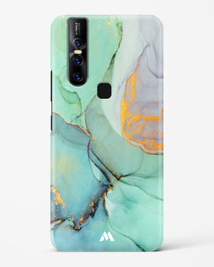 Green Shale Marble Hard Case Phone Cover-(Vivo)