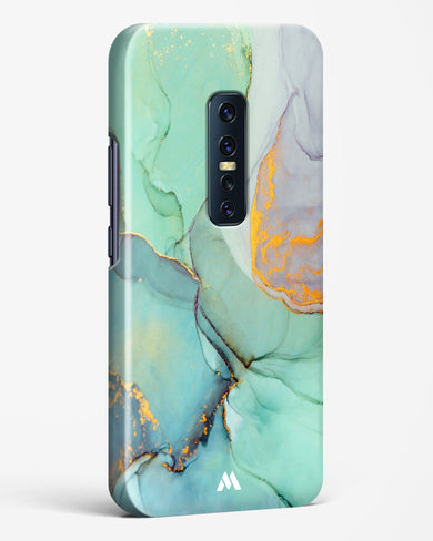Green Shale Marble Hard Case Phone Cover (Vivo)