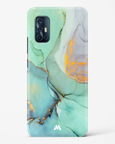Green Shale Marble Hard Case Phone Cover (Vivo)