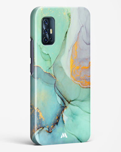 Green Shale Marble Hard Case Phone Cover (Vivo)