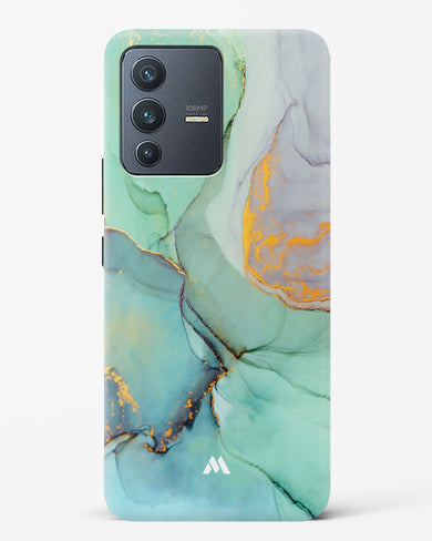 Green Shale Marble Hard Case Phone Cover-(Vivo)