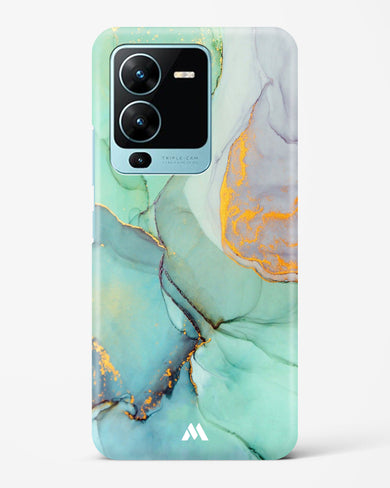 Green Shale Marble Hard Case Phone Cover-(Vivo)