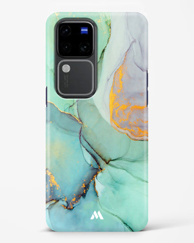 Green Shale Marble Hard Case Phone Cover (Vivo)