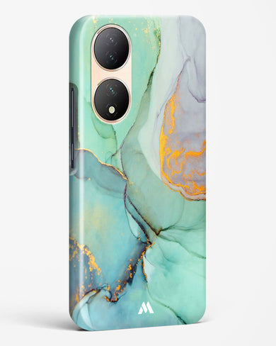 Green Shale Marble Hard Case Phone Cover-(Vivo)