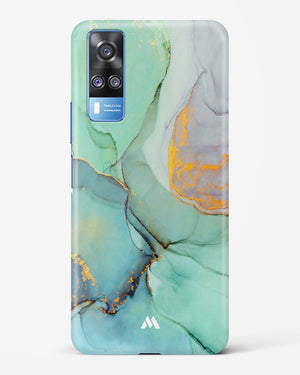 Green Shale Marble Hard Case Phone Cover-(Vivo)