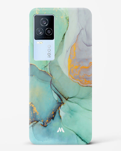 Green Shale Marble Hard Case Phone Cover-(Vivo)