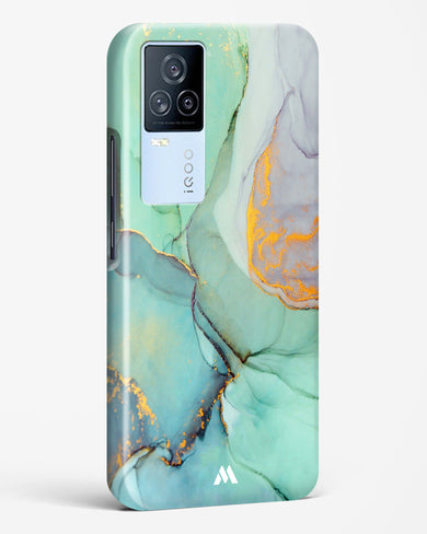 Green Shale Marble Hard Case Phone Cover-(Vivo)