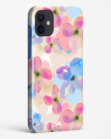 Watercolour Daisies Hard Case Phone Cover-(Apple)