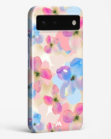 Watercolour Daisies Hard Case Phone Cover (Google)