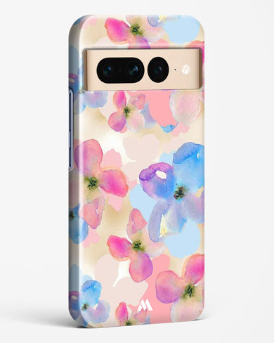 Watercolour Daisies Hard Case Phone Cover-(Google)