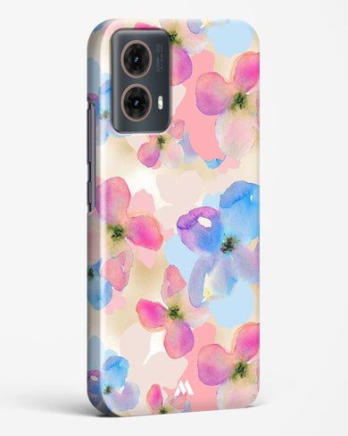 Watercolour Daisies Hard Case Phone Cover (Motorola)