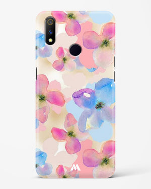 Watercolour Daisies Hard Case Phone Cover-(Realme)