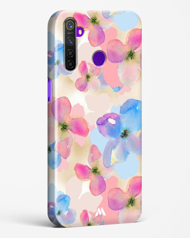 Watercolour Daisies Hard Case Phone Cover-(Realme)