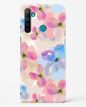 Watercolour Daisies Hard Case Phone Cover-(Realme)