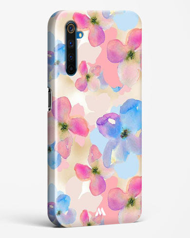 Watercolour Daisies Hard Case Phone Cover (Realme)